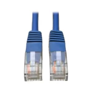 Tripp Lite Cat5e 350 MHz Molded UTP Ethernet Patch Cable RJ45 Blue 6ft