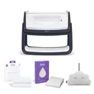 SnuzPod4 Bedside Crib Starter Bundle Navy