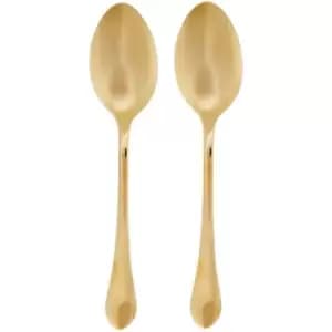 Biba Odette Gold Serving Spoons Set of 2 - Gold
