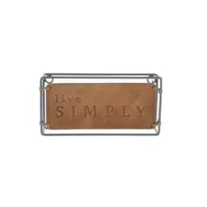 Live Simply Plaque