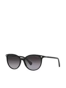 Ralph Lauren Round Sunglasses - Shiny Black