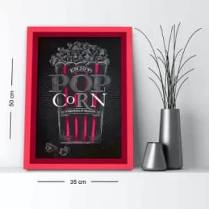 3550AHS-023 Multicolor Decorative Framed MDF Painting