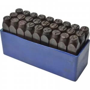 Faithfull Letter Punch Set 10mm