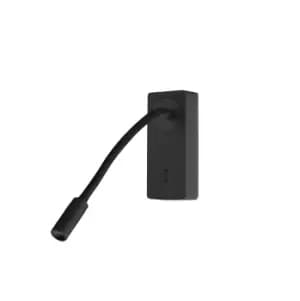 Mine LED Reading Lamp Black, Warm-White 3000K