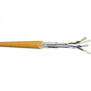 Network cable CAT 7a SFTP 4 x 2 x 0.25mm Yellow