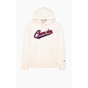 Champion Champion Varsity Hoodie Mens - Beige
