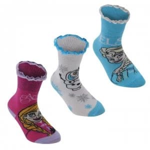 Disney 3 Pack Crew Socks Infants - Frozen