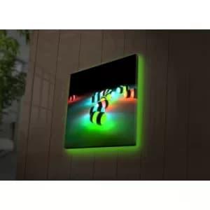 2828DACT-34 Multicolor Decorative LED Lighted Canvas Painting