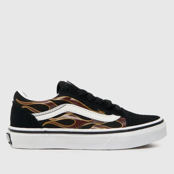 Vans Black & white old skool Boys Junior Trainers