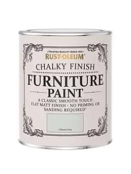 Rust-Oleum Chalky Furniture Paint Library Grey 750Ml