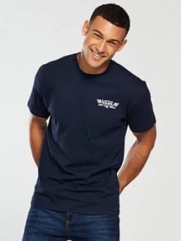 Vans Crossed Sticks T shirt Navy Size L Men