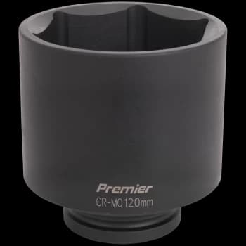 Sealey 1" Drive Deep Hexagon Impact Socket Metric 1" 120mm