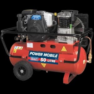 Sealey SA5040 Belt Drive Petrol Air Compressor 50 Litre