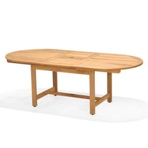 Robert Dyas FSC Kensington Teak Extending Outdoor Table