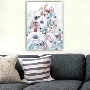 368991695_70100 Multicolor Decorative Canvas Painting