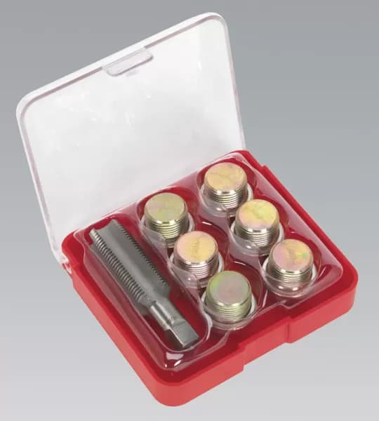 Genuine SEALEY VS620 Oil Drain Plug Thread Repair Set - M20