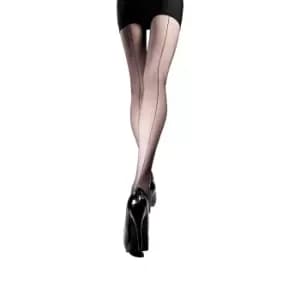 Silky Womens/Ladies Smooth Knit Backseam Tights (1 Pair) (One Size) (Black)