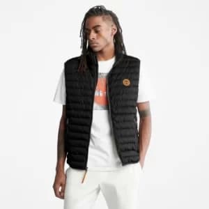 Timberland Axis Peak Thermal Vest For Men In Black Black, Size L