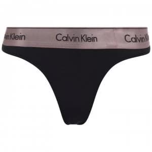 Calvin Klein Metallic Thong - Rose Gold 001