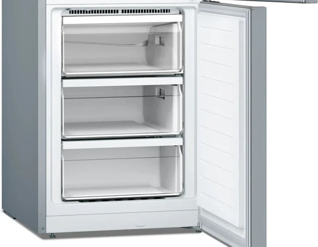 Bosch Series 2 KGN33NLEBG 176cm High 50/50 Fridge Freezer - Stainless Steel look - E Rated