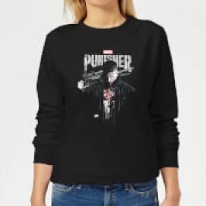 Marvel Frank Castle Womens Sweatshirt - Black