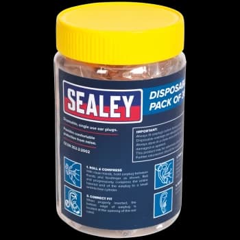 Sealey Disposable Ear Plugs Pack of 30