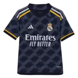 adidas Real Madrid Away Shirt 2023 2024 Juniors - Blue