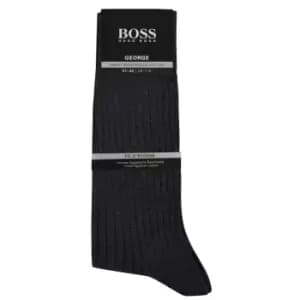 BOSS George Ribbed Socks - Grey