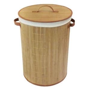 JVL 48L Bamboo Laundry Bin