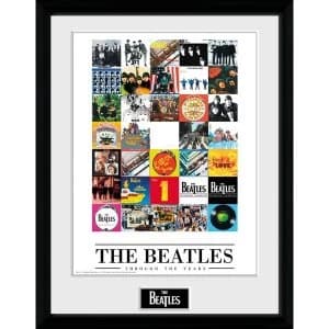 The Beatles Through The Years Framed 16x12 Photographic Print