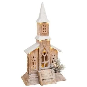 Cosy Xmas Church Steps