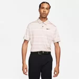 Nike Dri-FIT Tour Mens Striped Golf Polo - Blue