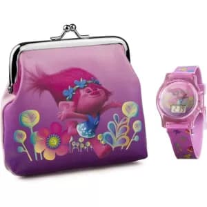 Childrens Character Trolls Gift Set Watch TROL4