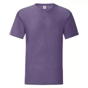 Fruit Of The Loom Mens Iconic T-Shirt (M) (Heather Purple)