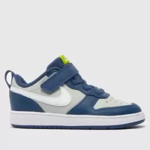 Nike Navy & Grey Court Borough Low 2 Boys Toddler Trainers
