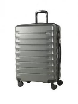 Rock Luggage Synergy Medium 8 Wheel Charcoal Suitcase