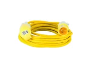 Defender E85123 110v 10m 16A 2.5mm2 Yellow Arctic Extension Lead