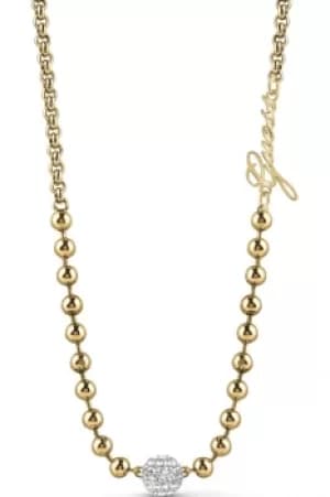 Ladies Guess Jewellery Pompom Necklace UBN78050
