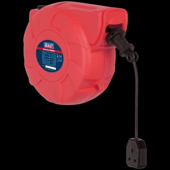 Sealey Wall Mounted Auto Cable Extension Reel 25m