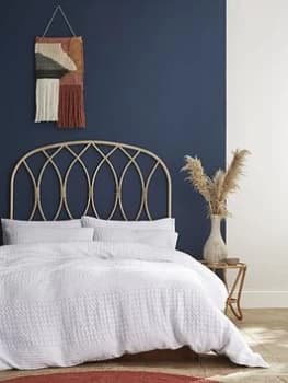 Pineapple Elephant Caspian Cotton Waffle Duvet Set - Ks