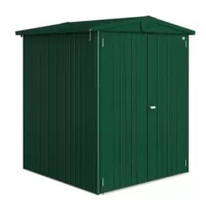 5' x 5' Biohort Europa 2 Dark Green Metal Shed (1.5m x 1.5m)