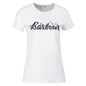 Barbour Womens Southport Tee White 12
