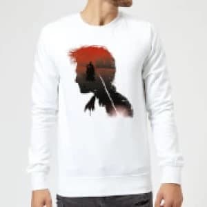 Harry Potter Harry Voldemort Sweatshirt - White - L