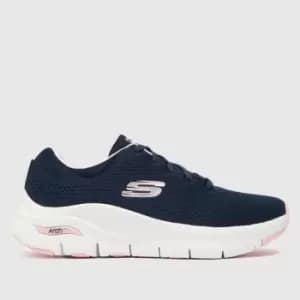 SKECHERS Navy Arch Fit Big Appeal Trainers