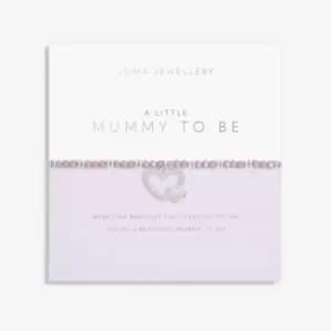 Live Life In Colour Mummy To Be Silver And Lilac 17.5cm Bracelet 6228