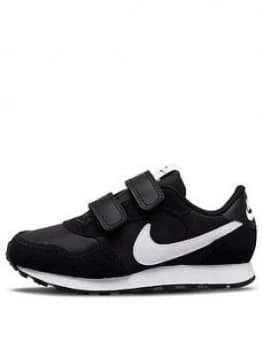 Nike Md Valiant Childrens Trainer, Black/White, Size 1