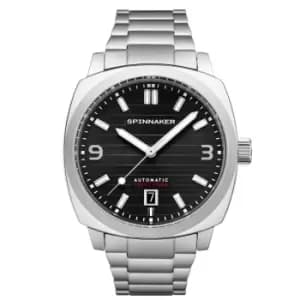 Spinnaker SP-5073-33 Hull Riviera Black Dial Automatic Wristwatch