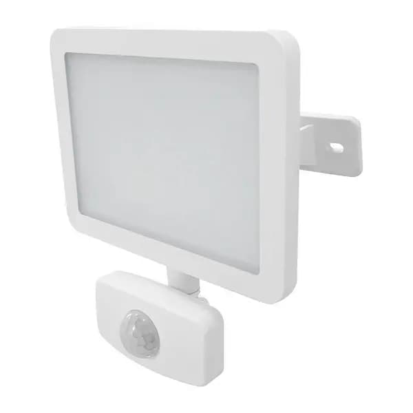 Eterna 20W LED Floodlight with PIR - White