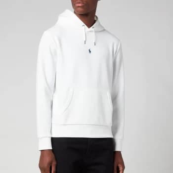 Polo Ralph Lauren Mens Double Knit Hoodie - White - M