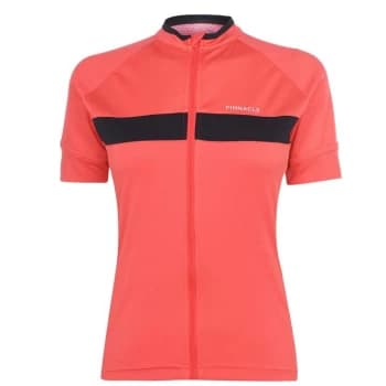 Pinnacle Race Short Sleeve Cycling Jersey Ladies - Coral